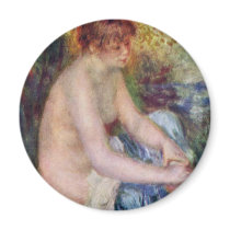 Little Nude In Blue By Pierre-Auguste Renoir Magnets