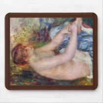 Little Nude In Blue By Pierre-Auguste Renoir Mouse Pads