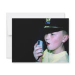 Little Officer 6 Invitation