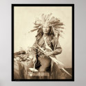 Little, Oglala Leader at Wounded Knee SD 1890 posters