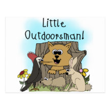 Little Outdoorsman Postcard