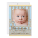 Little Owl Birth Announcement invitations