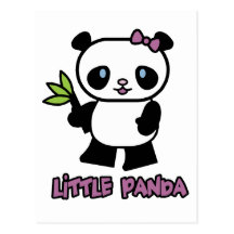 Little Panda Post Card