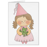 Little Pastel Pink Princess Greeting Card