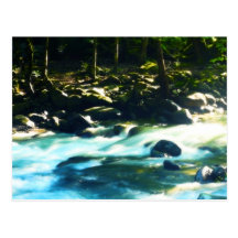 Little Pigeon River in Greenbrier at Sunrise Postcard