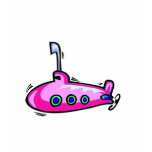 Little Pink Submarine t-shirts