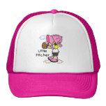 Little Pitcher Girls Baseball Tshirts and Gifts Hats