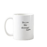 little prince, Do you like drawing?, Sophie mugs