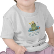 Little Prince Frog 1st Birthday Boy T shirt