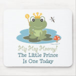 Little Prince Frog 1st Birthday Mousepad