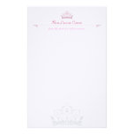 Little Princess Personalised Note-paper Stationery Design