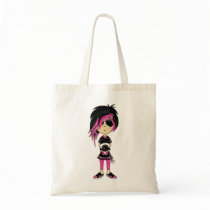 Little Punk Girl Tote Bag