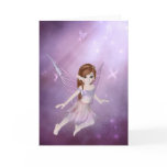 Little Purple Fairy 1 - Fantasy Greeting Card