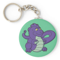 Little Purple Longtailed Dragon Keychains