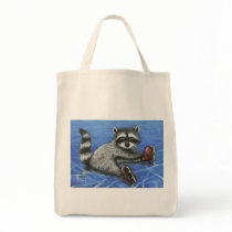 Little racoon tote bag