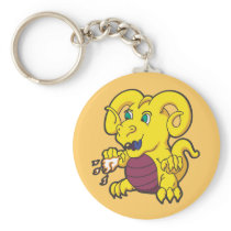 Little Ram Horned Dragon Key Chains