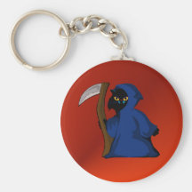 Little Reaper Kitty  Keychain