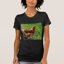 Little Red Chicken  - Free Range Egg Layer Tshirt