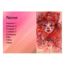 LITTLE RED CLOWN BUSINESS CARD TEMPLATES