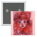 LITTLE RED CLOWN PINBACK BUTTON