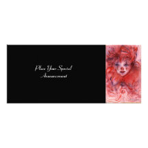 LITTLE RED CLOWN,pink black Announcements