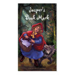 Little Red Riding Hood Book Mark Business Card Templates