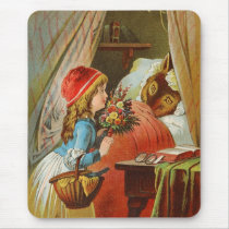 Little Red Riding Hood by Carl Offterdinger Mouse Pads
