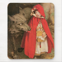 Little Red Riding Hood by Jessie Willcox Smith Mouse Pads
