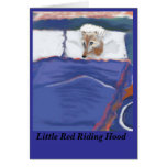 Little Red Riding Hood Wolf Card
