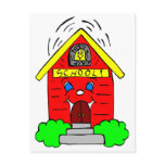Little Red Schoolhouse Postcard