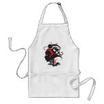 Little Red Sparrow Girl Icon Apron