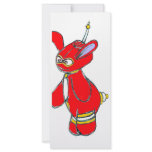 Little Red Vector Rack Card Template