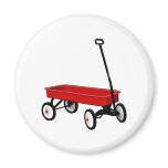 Little Red Wagon magnets