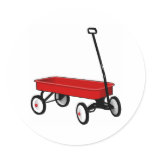 Little Red Wagon stickers