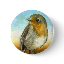 Little Robin Pinback Button