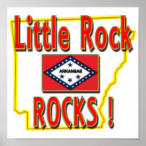 Little Rock Rocks ! (red) Posters
