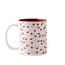 Little Ruby Hearts Mug