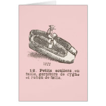 Little Silk Slippers Vintage French Fashions Cards