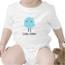 Little Sister Blue Bird Spring Tee