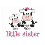 Little Sister Cow T-shirt Post Cards