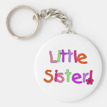 Little Sister T-shirts and Gifts Key Chains