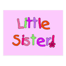 Little Sister T-shirts and Gifts Post Cards
