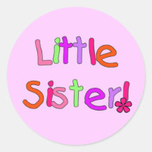 Little Sister T-shirts and Gifts Stickers