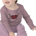 Little Sister Tattoo Heart t-shirts