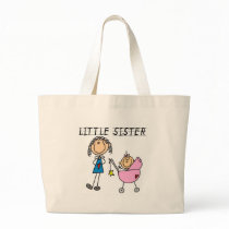 Little Sister With Big Sis Tshirts Canvas Bags