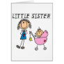 Little Sister With Big Sis Tshirts Greeting Cards