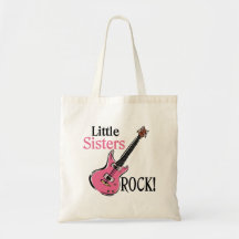 Little Sisters Rock Canvas Bags