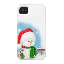 Little Snowman iPhone 4 Case