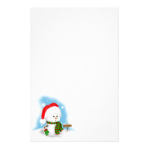 Little Snowman Stationery