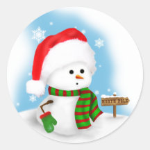 Little Snowman Sticker